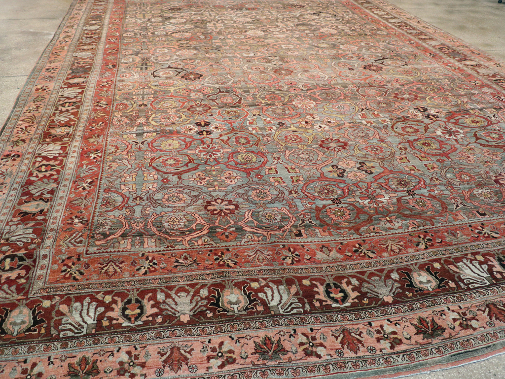 Antique Persian Bidjar Carpet, No.23196 - Galerie Shabab