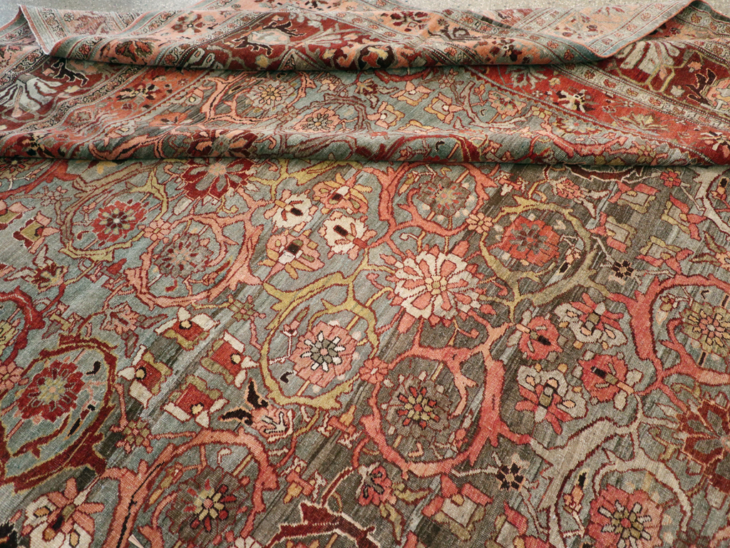 Antique Persian Bidjar Carpet, No.23196 - Galerie Shabab