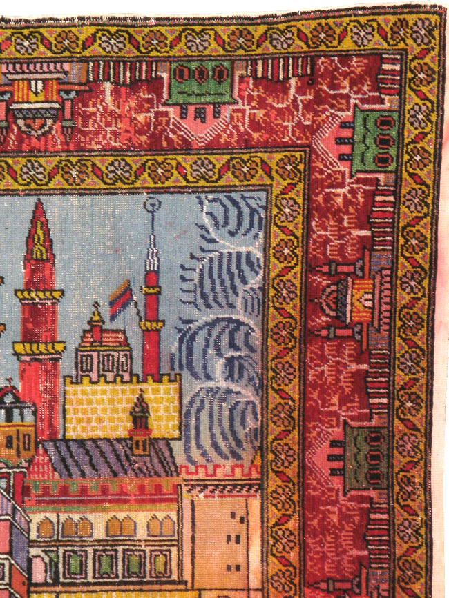 Vintage Anatolian Pictorial Rug, No.23202 - Galerie Shabab