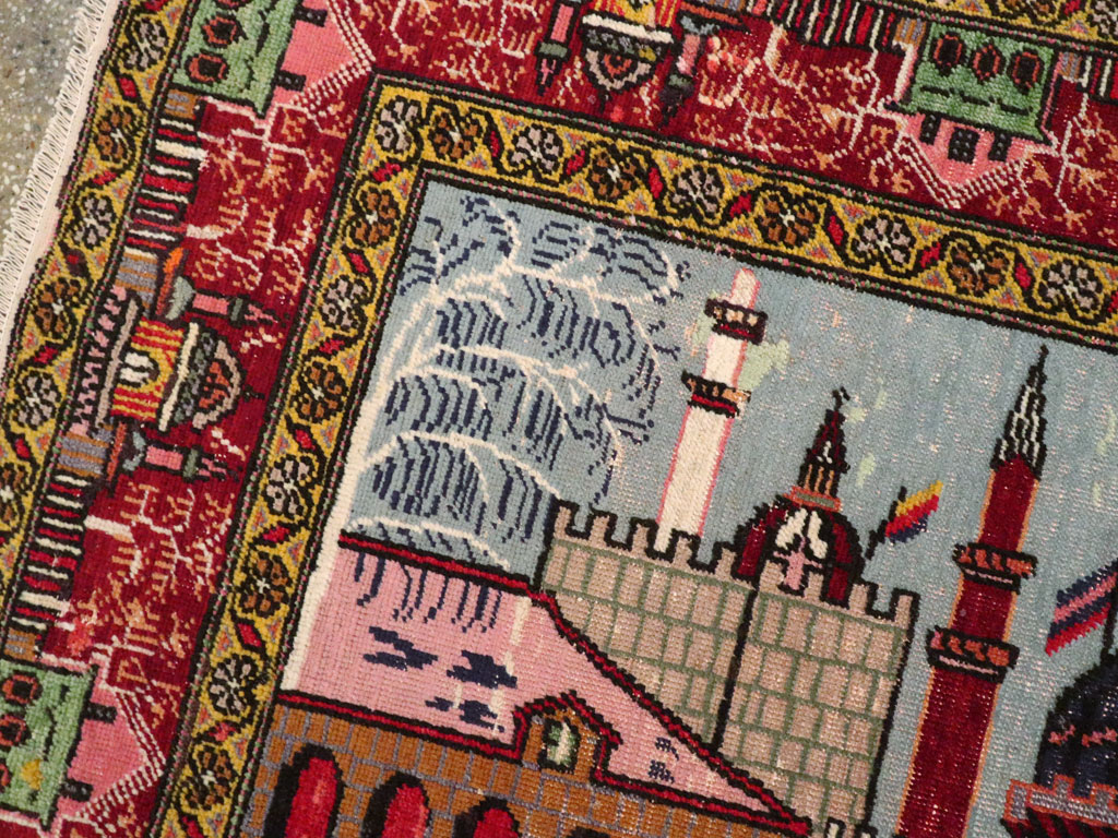 Vintage Anatolian Pictorial Rug, No.23202 - Galerie Shabab