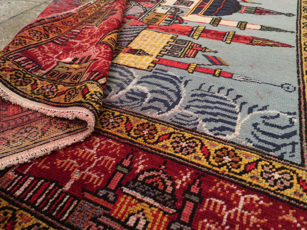 Vintage Anatolian Pictorial Rug, No.23202 - Galerie Shabab