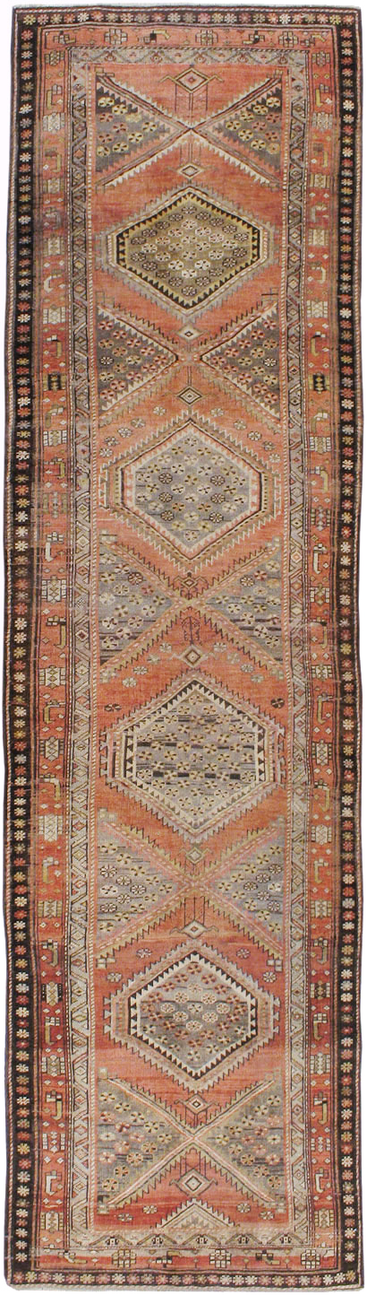 Antique Persian Bidjar Runner, No.23206 - Galerie Shabab