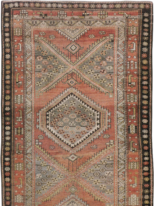 Antique Persian Bidjar Runner, No.23206 - Galerie Shabab