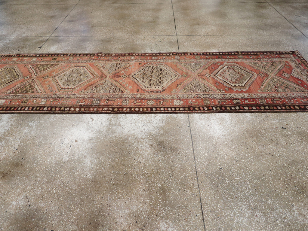Antique Persian Bidjar Runner, No.23206 - Galerie Shabab