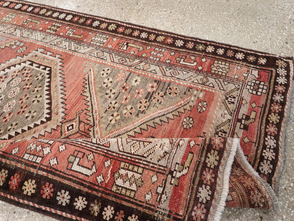 Antique Persian Bidjar Runner, No.23206 - Galerie Shabab