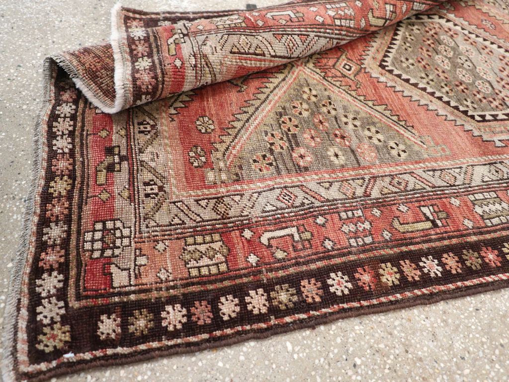 Antique Persian Bidjar Runner, No.23206 - Galerie Shabab