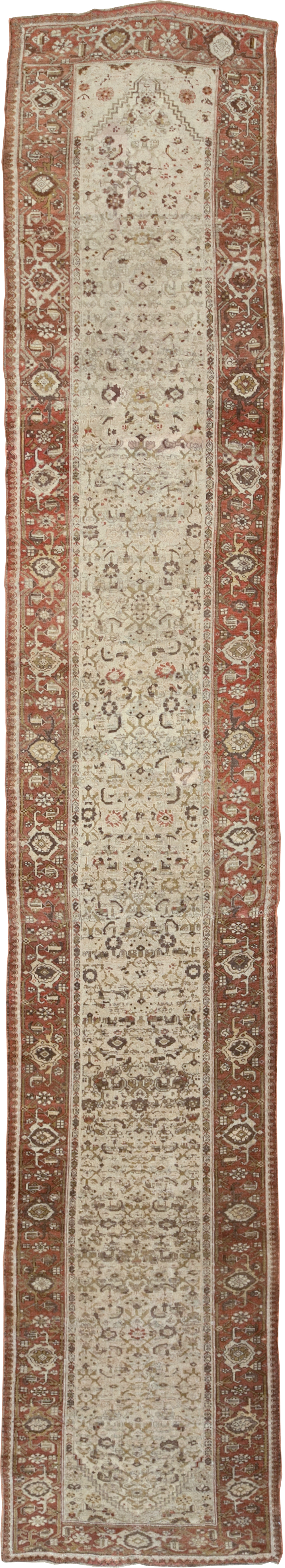 Antique Persian Bidjar Long Runner, No.23207 - Galerie Shabab