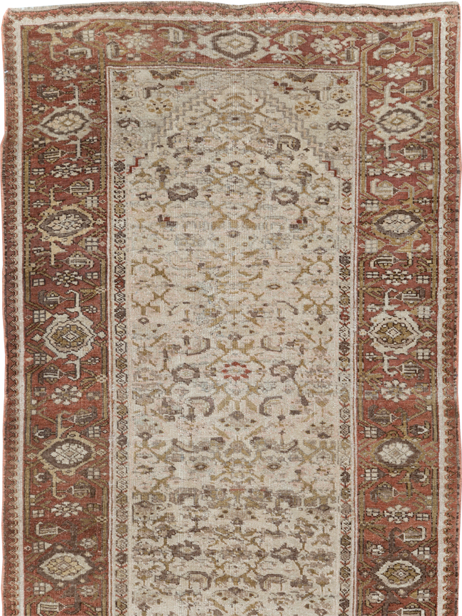 Antique Persian Bidjar Long Runner, No.23207 - Galerie Shabab