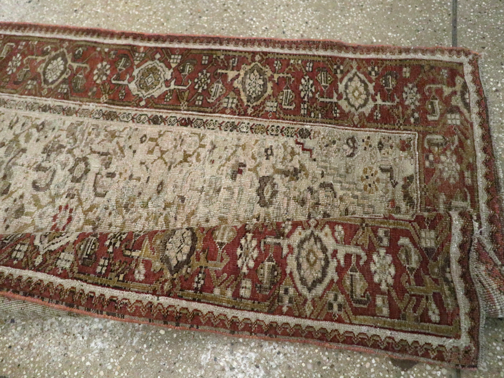 Antique Persian Bidjar Long Runner, No.23207 - Galerie Shabab
