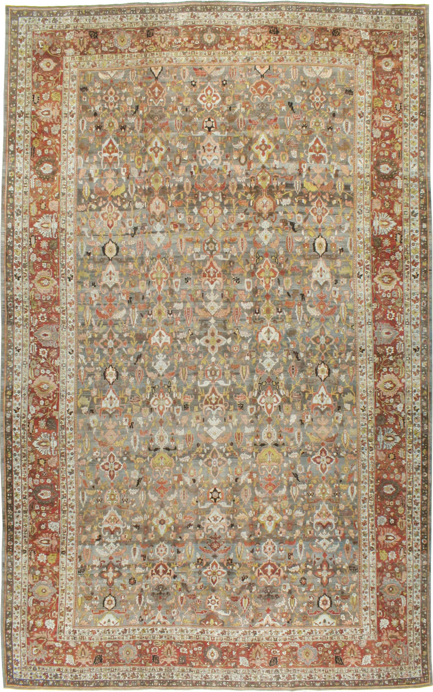 Antique Persian Bidjar Carpet, No.23213 - Galerie Shabab