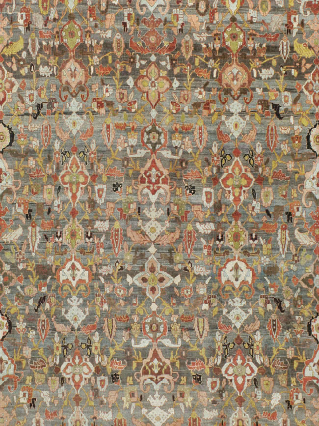 Antique Persian Bidjar Carpet, No.23213 - Galerie Shabab