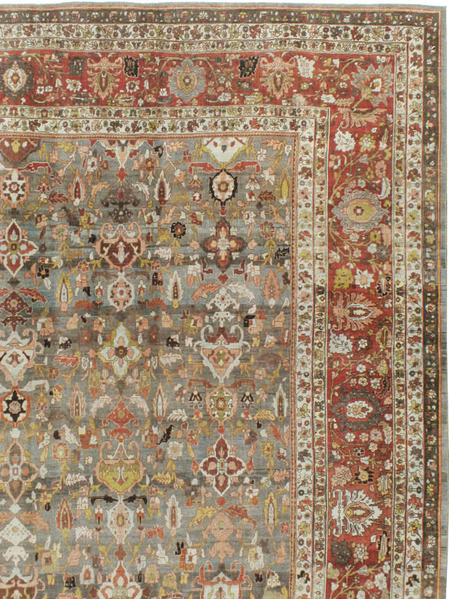 Antique Persian Bidjar Carpet, No.23213 - Galerie Shabab