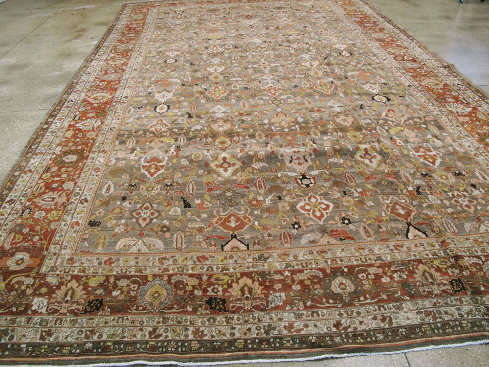 Antique Persian Bidjar Carpet, No.23213 - Galerie Shabab