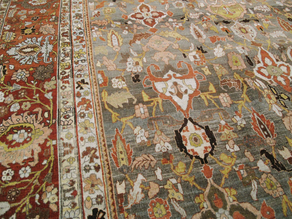 Antique Persian Bidjar Carpet, No.23213 - Galerie Shabab