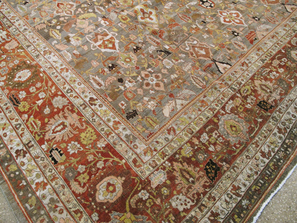 Antique Persian Bidjar Carpet, No.23213 - Galerie Shabab