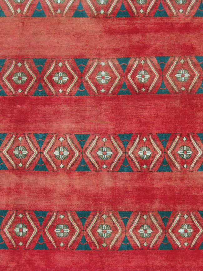 Vintage Persian Mashad Modernist Carpet, No.23214 - Galerie Shabab