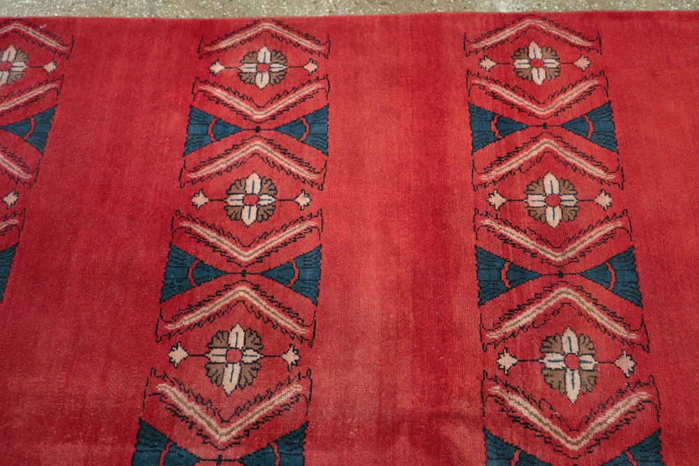 Vintage Persian Mashad Modernist Carpet, No.23214 - Galerie Shabab