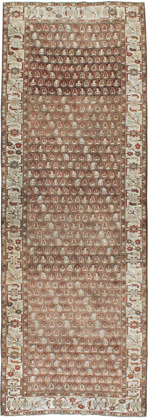 Vintage Persian Malayer Gallery Carpet, No.23217 - Galerie Shabab