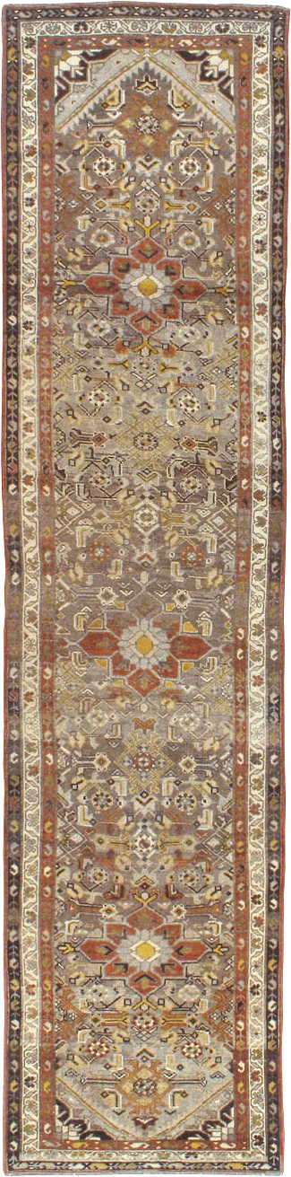 Vintage Persian Malayer Runner, No.23224 - Galerie Shabab