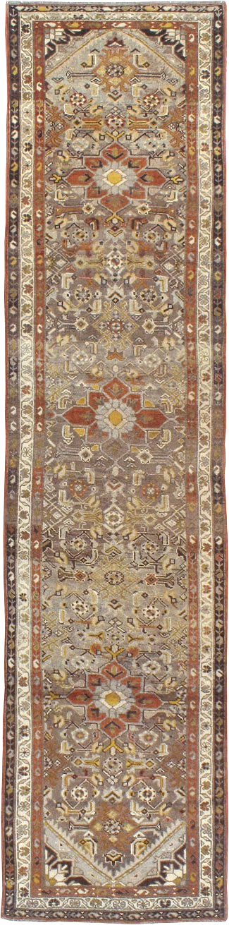 Vintage Persian Malayer Runner, No.23224 - Galerie Shabab