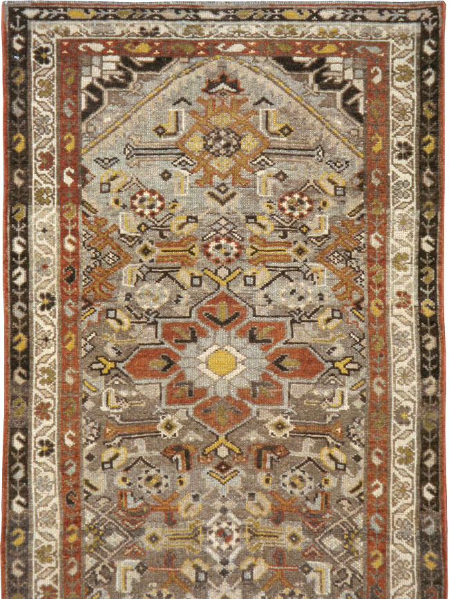 Vintage Persian Malayer Runner, No.23224 - Galerie Shabab