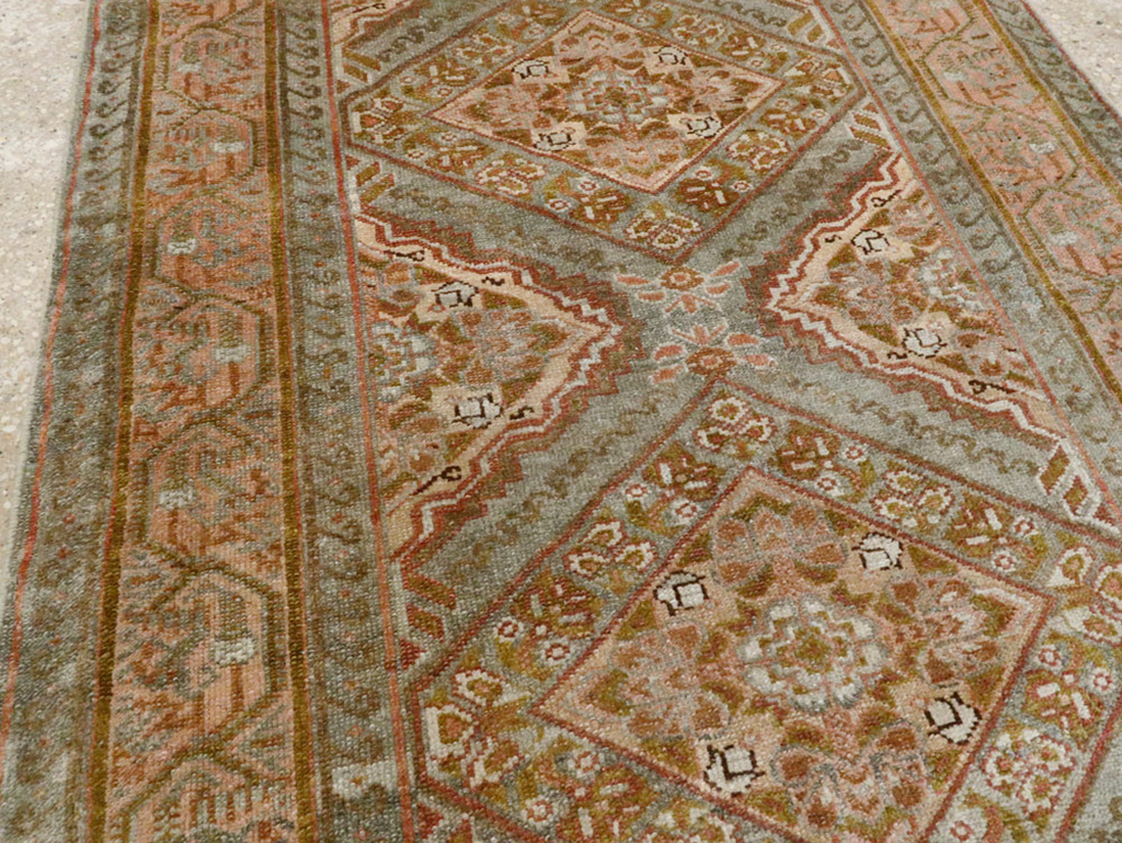 Vintage Persian Malayer Runner, No.23234 - Galerie Shabab