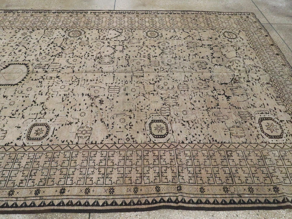 Antique Afghan Beshir Carpet, No.23236 - Galerie Shabab