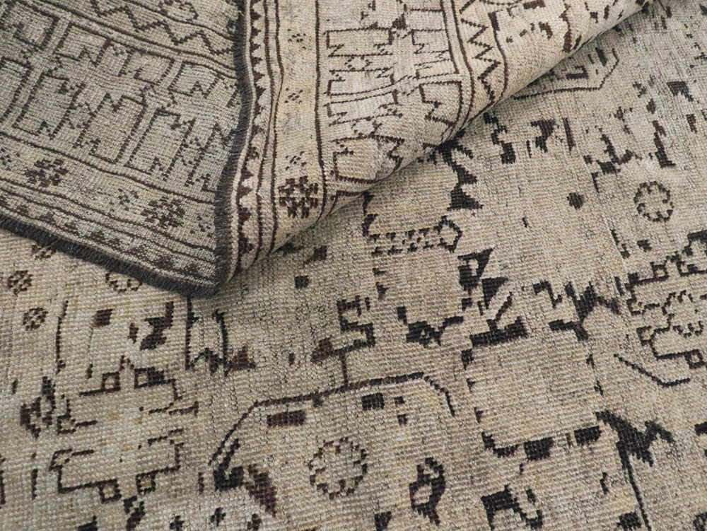 Antique Afghan Beshir Carpet, No.23236 - Galerie Shabab