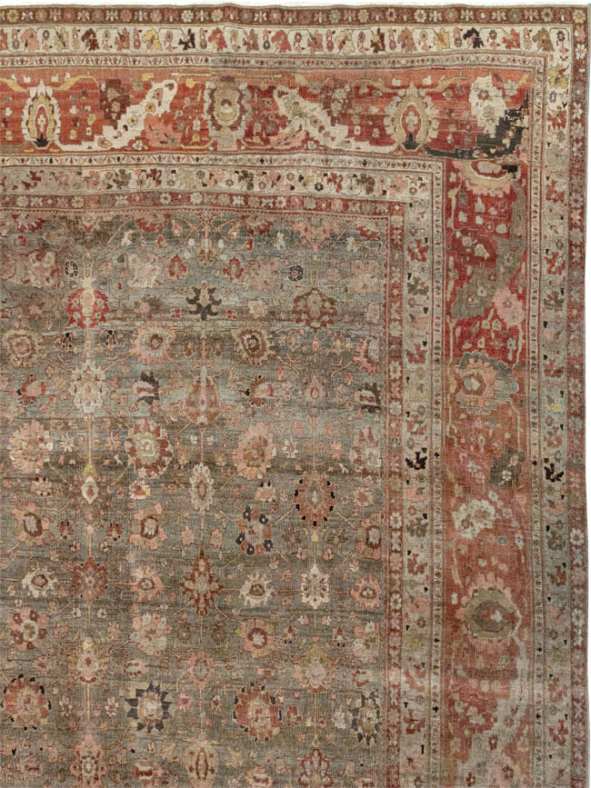 Antique Persian Bidjar Oversize Carpet, No.23237 - Galerie Shabab