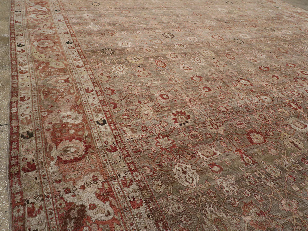 Antique Persian Bidjar Oversize Carpet, No.23237 - Galerie Shabab