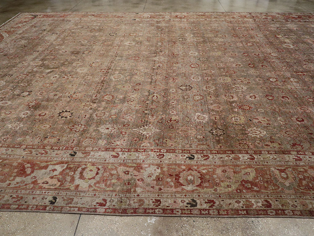 Antique Persian Bidjar Oversize Carpet, No.23237 - Galerie Shabab