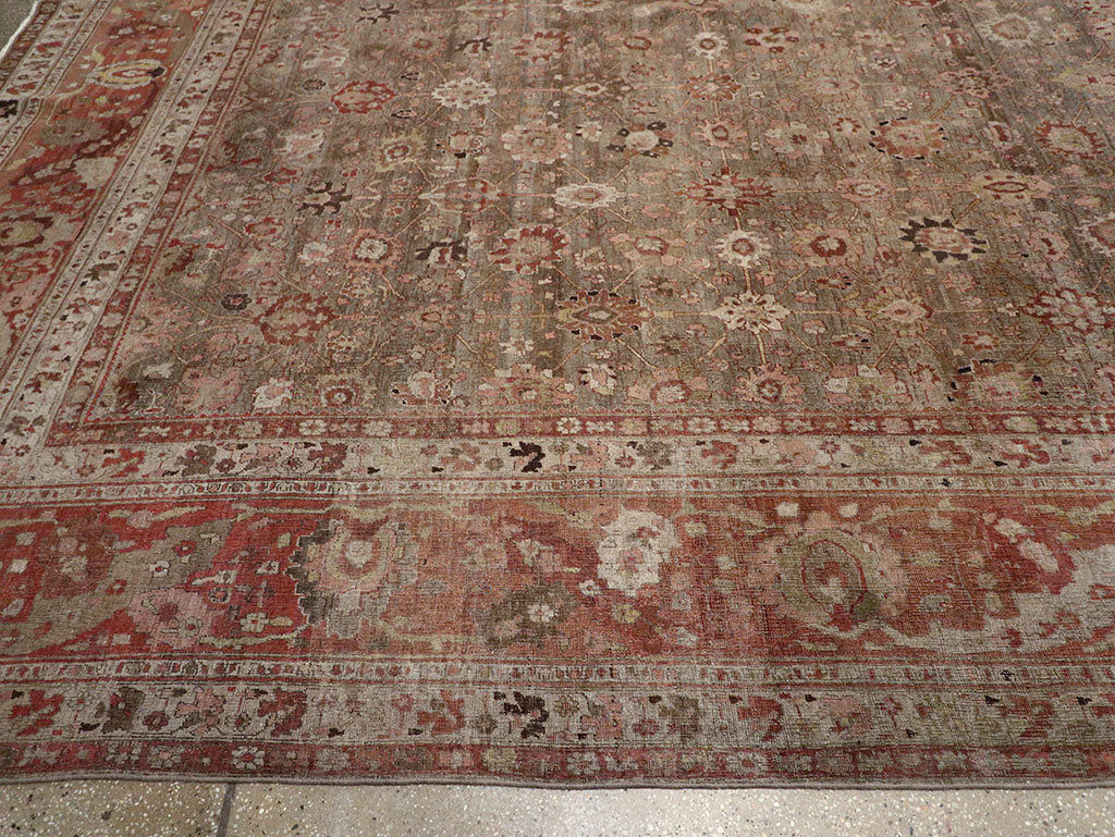 Antique Persian Bidjar Oversize Carpet, No.23237 - Galerie Shabab