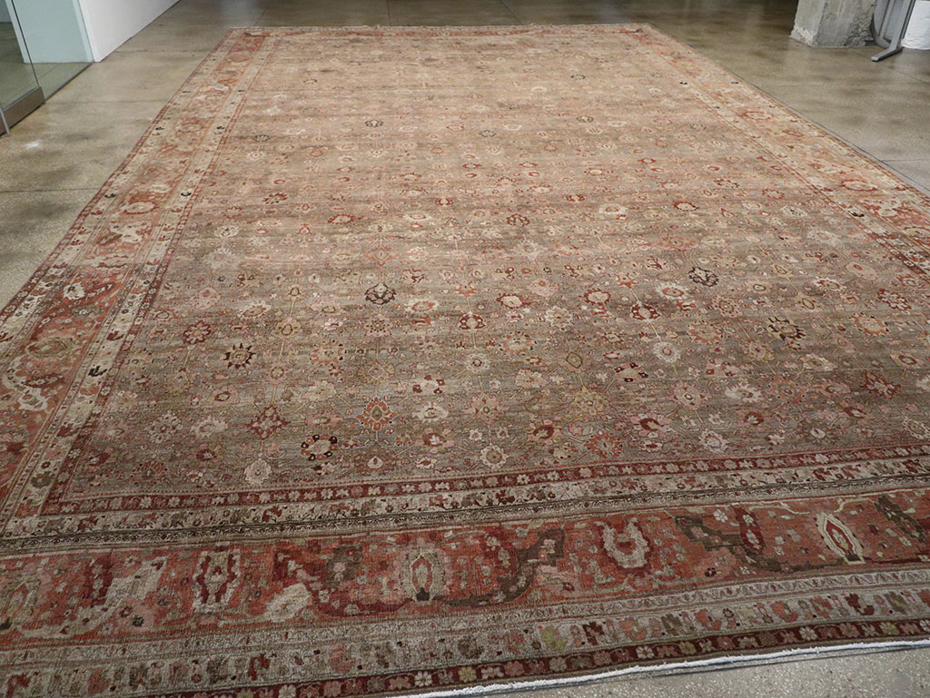 Antique Persian Bidjar Oversize Carpet, No.23237 - Galerie Shabab