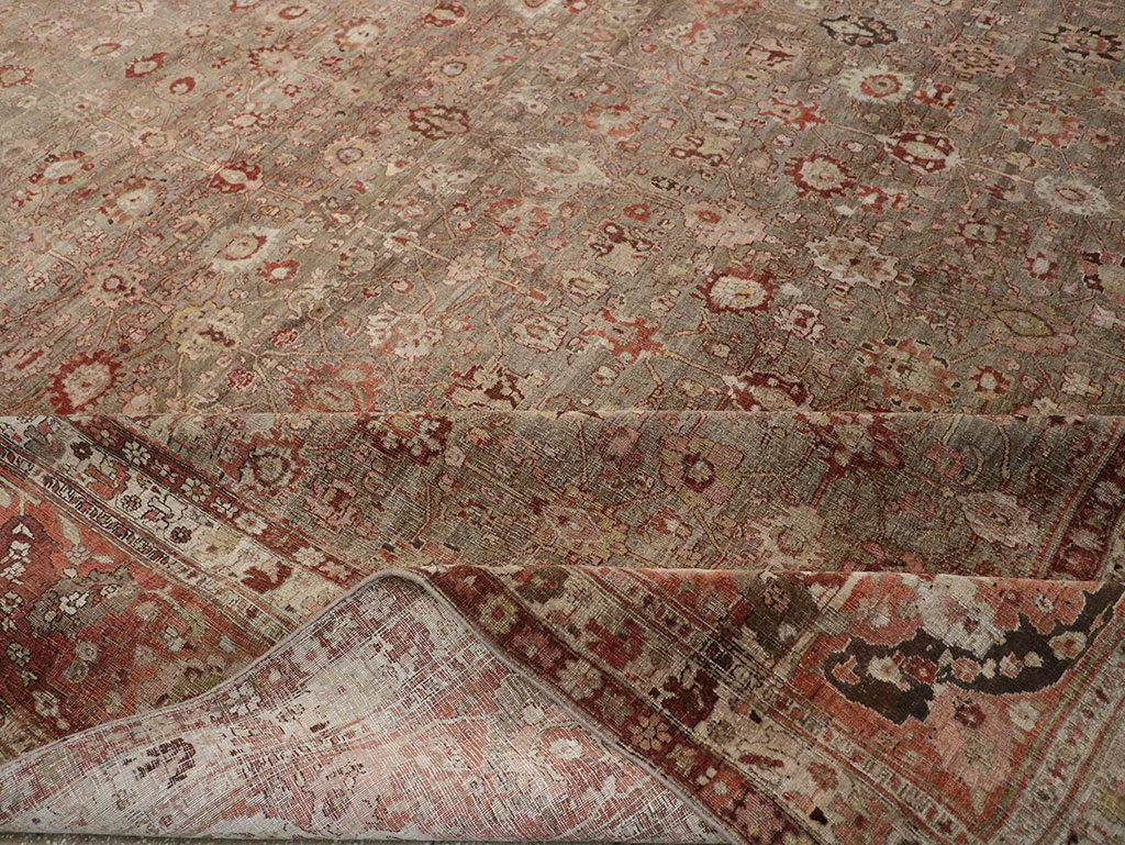 Antique Persian Bidjar Oversize Carpet, No.23237 - Galerie Shabab