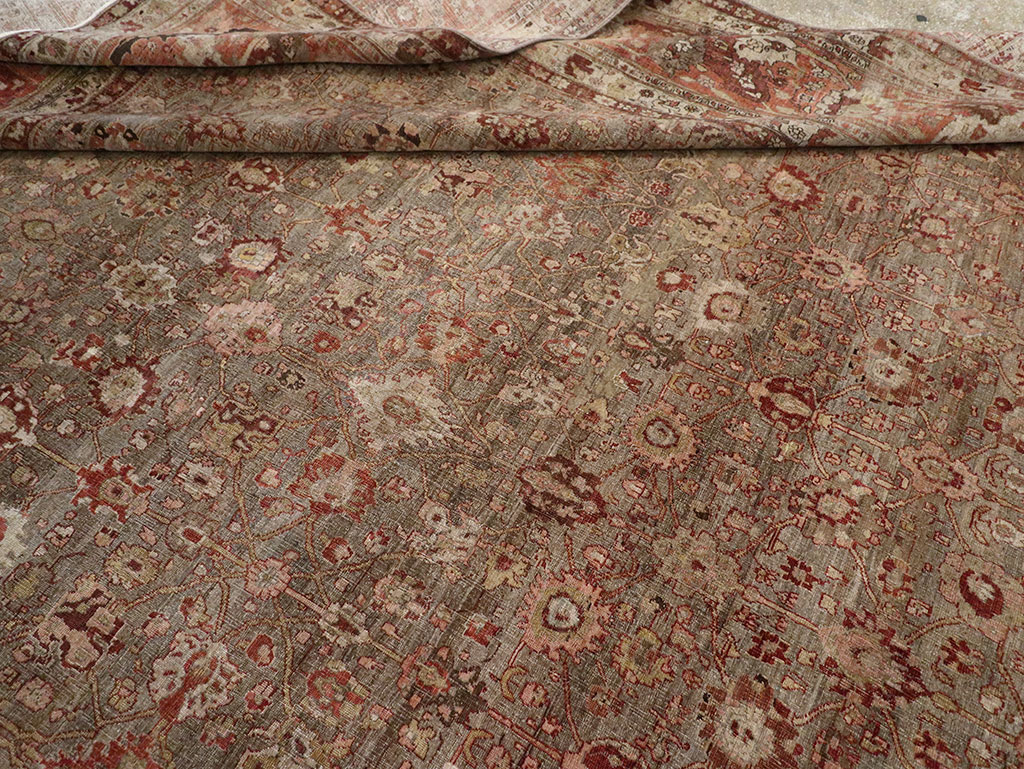 Antique Persian Bidjar Oversize Carpet, No.23237 - Galerie Shabab
