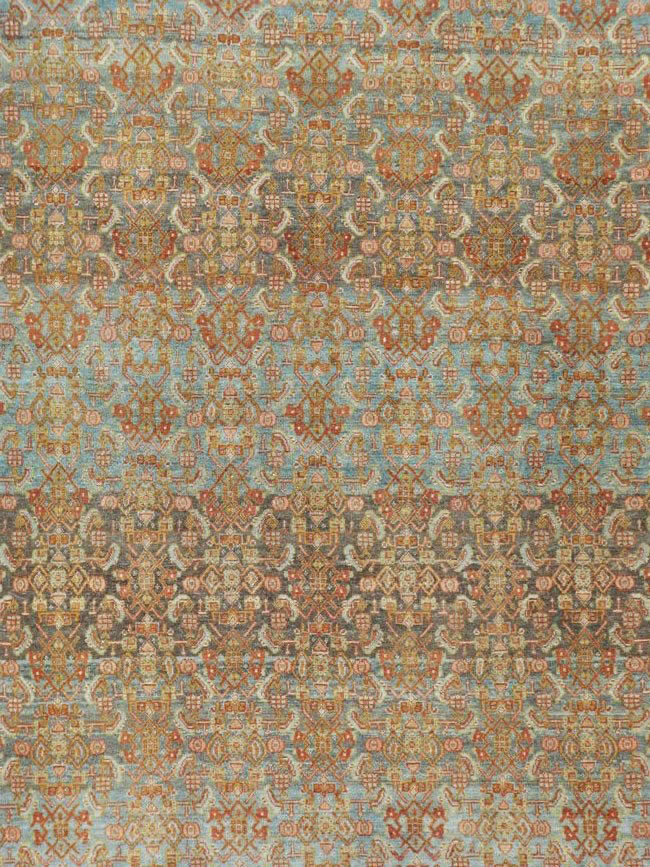 Antique Persian Senneh Carpet, No.23239 - Galerie Shabab