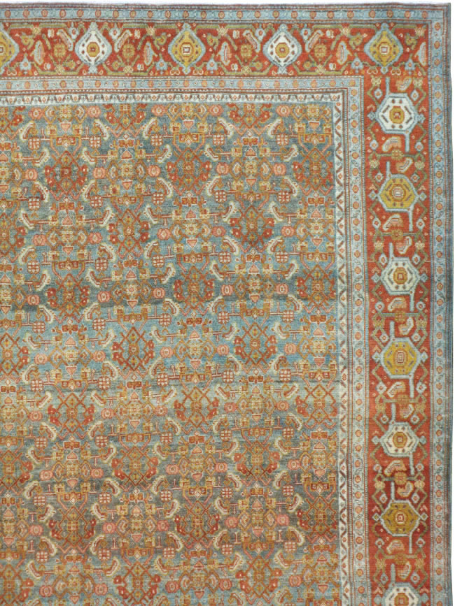 Antique Persian Senneh Carpet, No.23239 - Galerie Shabab