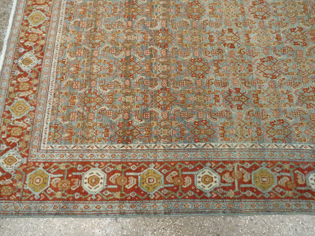 Antique Persian Senneh Carpet, No.23239 - Galerie Shabab