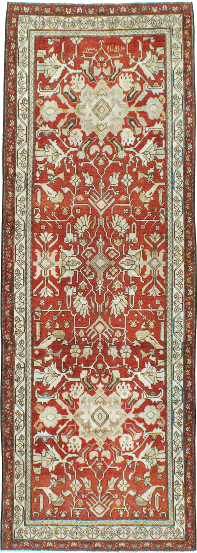 Vintage Persian Malayer Runner, No.23240 - Galerie Shabab