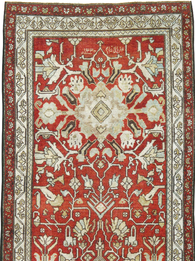 Vintage Persian Malayer Runner, No.23240 - Galerie Shabab