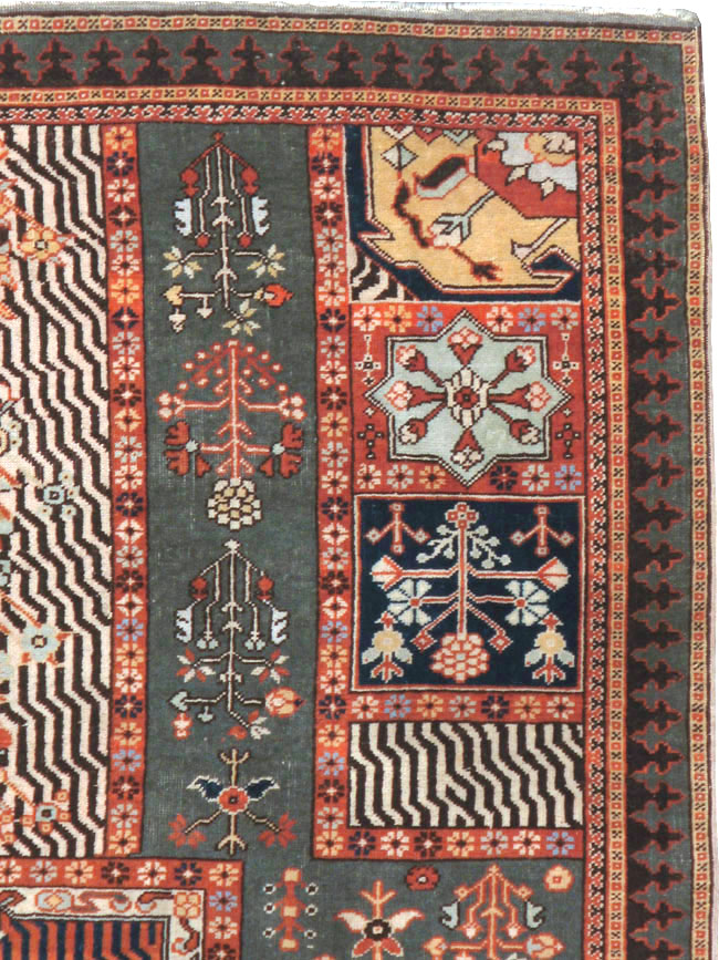 Antique Indian Lahore Rug, No.23244 - Galerie Shabab