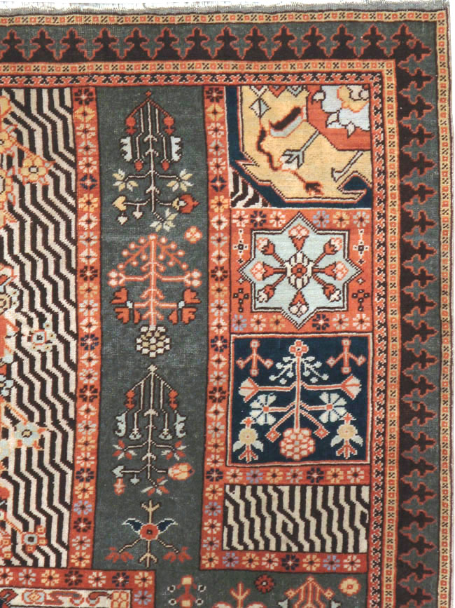 Antique Indian Lahore Rug, No.23244 - Galerie Shabab