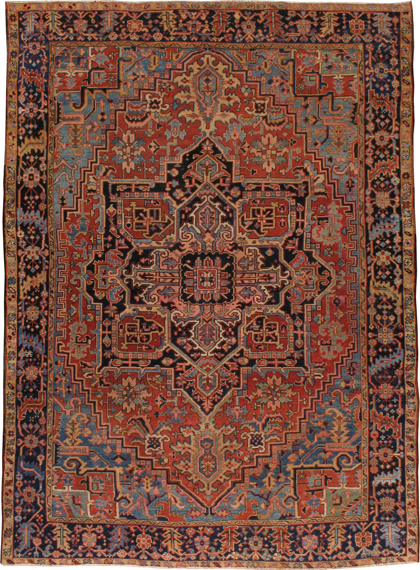 Antique Heriz Carpet, No.23247 - Galerie Shabab