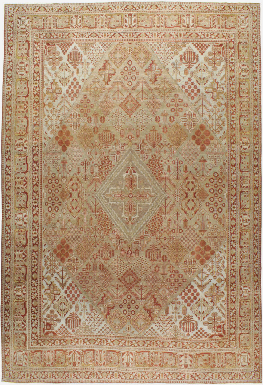 Vintage Persian Joshegan Carpet, No.23253 - Galerie Shabab