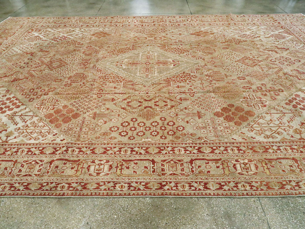 Vintage Persian Joshegan Carpet, No.23253 - Galerie Shabab