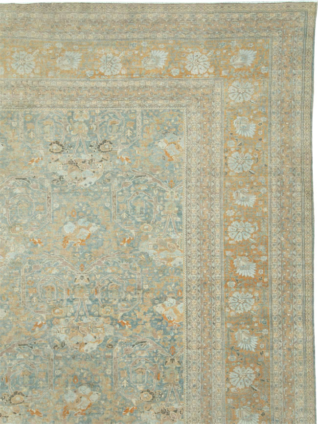 Antique Persian Senneh Tabriz Carpet, No.23255 - Galerie Shabab