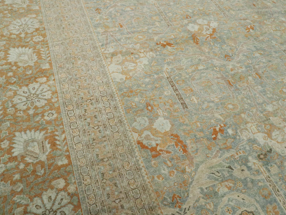 Antique Persian Senneh Tabriz Carpet, No.23255 - Galerie Shabab