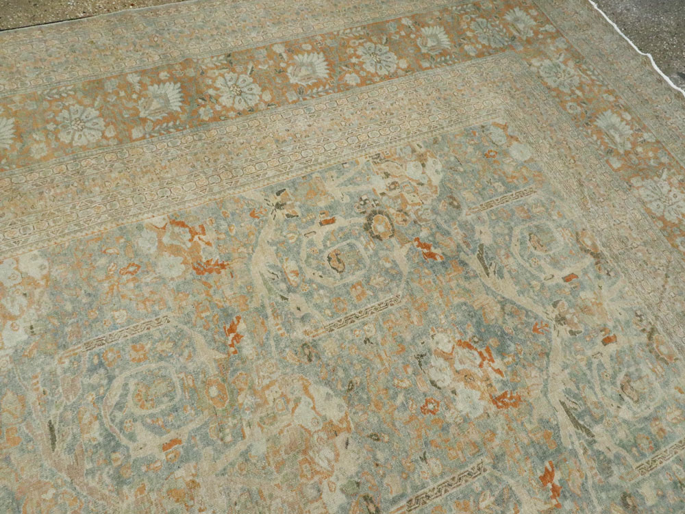 Antique Persian Senneh Tabriz Carpet, No.23255 - Galerie Shabab