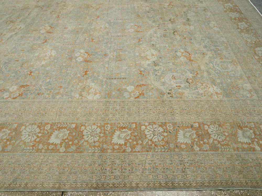 Antique Persian Senneh Tabriz Carpet, No.23255 - Galerie Shabab