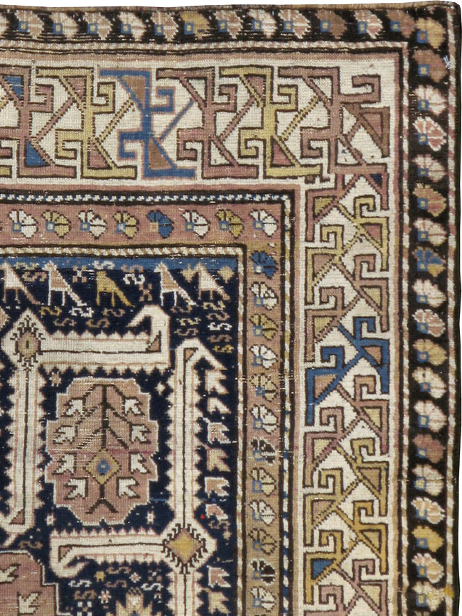 Antique Caucasian Shirvan Rug, No.23258 - Galerie Shabab